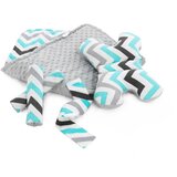 Tutumi Dvostrana prostirka za kolica 4u1 Grey/White Star | shoptok.hr