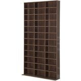 HOMCOM Modularna knjižna omara Klasična omara za CD 36 nastavljivih lesenih predalčkov 195 × 102 × 23,5 cm, (20754121) | Shoptok.si