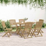  Sklopive vrtne stolice 6 kom 44x50x88 cm od drva bagrema | shoptok.hr