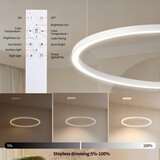 Brilagi - LED prigušiva luster na sajli PORTOFINO LED/60W/230V pr. 80 cm bela +DO | Eponuda.com