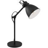 Eglo 55251 - Stona lampa PRIDDY 1xE27/40W/230V crna Slike