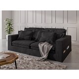Ropez Črna sedežna garnitura 236 cm Nora – | Shoptok.si