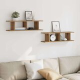 vidaXL Zidne police 2 kom boja hrasta artisan 75 x 18 x 20 cm drveni | shoptok.hr