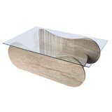 Hanah home sto za dnevnu sobu brise travertine transparent | ePonuda.com