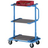 eurokraft pro delovni voziček, s 3 snemljivimi nivojskimi policami, nosilnost 200 kg | Shoptok.si