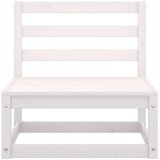 Srednja vrtna sofa s antracit jastucima od borovine bijela | shoptok.hr