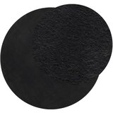  Tepih HUARTE kratkih vlakana mekani i perivi crni Ø 120 cm | Eponuda.com