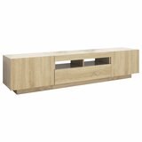 TV ormarić s LED svjetlima boja hrasta sonome 180 x 35 x 40 cm | shoptok.hr