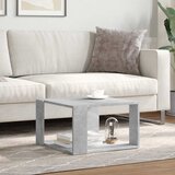  Stolić za kavu boja betona 51,5x51,5x30 cm konstruirano drvo | shoptok.hr
