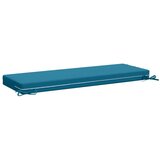  Jastučić za klupu SOEST 100% poliester Svjetloplava - Svjetloplava 120 x 40 x 8 cm Poliester Slike