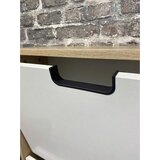 MID.YOU Spodnja Omarica Emmik, Bela, Barva Hrasta | Shoptok.si