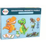 A set of educational magnetic puzzles with dinosaurs | Shoptok.si