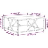  Stolić za kavu hrast artisan 70 x 70 x 30 cm Konstruirano drvo | shoptok.hr