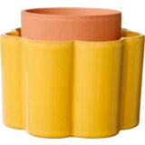  Paula Self-Watering Pot - Yellow mustard Cene