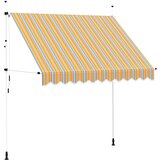Tenda na ručno uvlačenje 250 cm žuto-plava prugasta | Eponuda.com