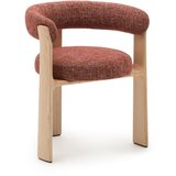 Kave Home Blagovaonska stolica od čvrste jeseni u prirodnoj boji/boja terakote Granite – | shoptok.hr