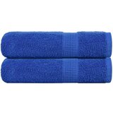 vidaXL Brisače za tuširanje 2 kos modra 70x140 cm 360 g/m² 100% bombaž | Shoptok.si