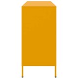 vidaXL Komoda boja senfa 100,5 x 39 x 79 cm hladno valjani čelik | shoptok.hr