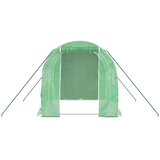  Staklenik s čeličnim okvirom zeleni 4 m² 2 x 2 x 2 m | shoptok.hr