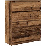  Komoda boja starog drva 80x35x99 cm od konstruiranog drva | shoptok.hr