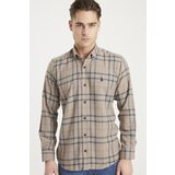 Dewberry G701 MEN'S SHIRT-BROWN Cene