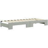  Dnevni krevet na razvlačenje svjetlosivi 80 x 200 cm baršunasti | shoptok.hr