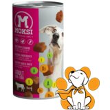 Moksi moski adult dog beef 1240g, ukusna hrana za odrasle pse sa govedinom Cene