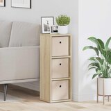  Kreveta s ladicama Sonoma hrast 25,5 x 22 x 69,5 cm | shoptok.hr