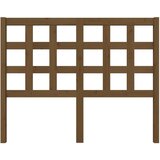  Uzglavlje za krevet boja meda 125 5x4x100 cm masivna borovina | shoptok.hr