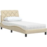 Krevet s madracem krem 80 x 200 cm od tkanine | Eponuda.com