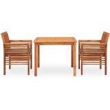  3-dijelni vrtni blagovaonski set s jastucima bagremovo drvo | shoptok.hr
