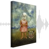  Slika - Frida Kahlo – Girl with Death Mask (She Plays Alone) 60x90 Akustična | shoptok.hr