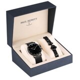 Paul Hewitt ručni sat set perfect match sailor line black sunray crni i phrep crna tekstilna narukvica ( ph-pm-4-m )