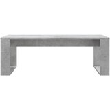  Stolić za kavu boja betona 102 x 50 x 35 cm konstruirano drvo | Eponuda.com
