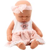  Lutka u ružičastoj haljini s trakom za glavu - 24 cm | shoptok.hr