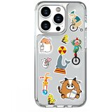 INF Prozoren ovitek za iPhone - Odporen na udarce, prozoren TPU & PC snemljiv ovitek iPhone 14 Pro Max, (21690718) Cene