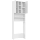 vidaXL Omara za pralni stroj bela 64x25,5x190 cm | Shoptok.si