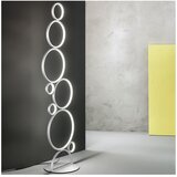  Ondaluce - LED prigušiva stojeća lampa POIS LED/52W/230V 160 cm srebrna | Eponuda.com