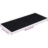  Prostirke za stepenice samoljepljive 30 kom 60x25 cm crne pravokutne | shoptok.hr