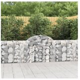  Lučne gabionske košare 8 kom 200x30x80/100 cm pocinčano željezo | shoptok.hr
