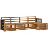  Set vanjskih sofa 5 kom. Prirodna | shoptok.hr