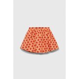 United Colors Of Benetton Otroško bombažno krilo oranžna barva | Shoptok.si