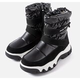 Gemre Black insulated girls' snow boots Staturano | ePonuda.com