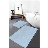 Mila Home Modre žametne kopalniške preproge v kompletu 2 ks 60x100 cm – | Shoptok.si