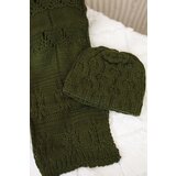 Kesi Women's set with scarf Michalina K415 khaki | shoptok.hr