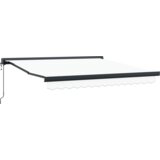 vidaXL Avtomatska retraktibilna tenda Bela 350x250 cm, Zamenjava tkanine za tendo za okvir 3.5x2.5 m Bela | Shoptok.si