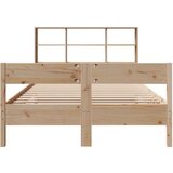 vidaXL Knjižna postelja brez vzmetnice 120x190 cm trdna borovina | Shoptok.si