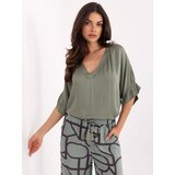 Och Bella Blouse-TW-BZ-BI-3228.75-khaki | shoptok.hr