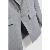 Marisse Single-Breasted Jacket With Delicate Gray Stripes | Eponuda.ba