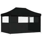 Šator za svadbe - šator za zabave Crna 292 x 440 x 315 cm Oxford tkanina - Crna s dvije bočne zidove Da | shoptok.hr